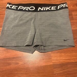 Grey Nike Pros- Size XL